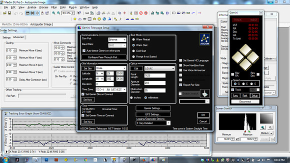 Gemini 2 ASCOM settings