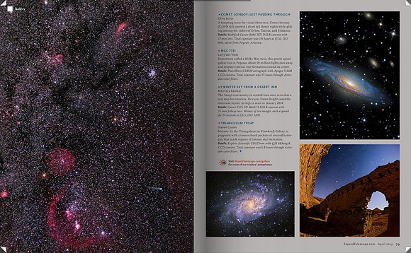 M33 as featured in Sky and Telescope